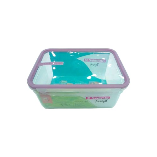 SANREMO CONTAINER W CLIPS 3.5L