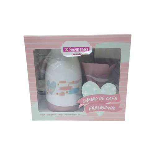 SET TEAPOT 700ML+SUP COFFEE FILTER 102.