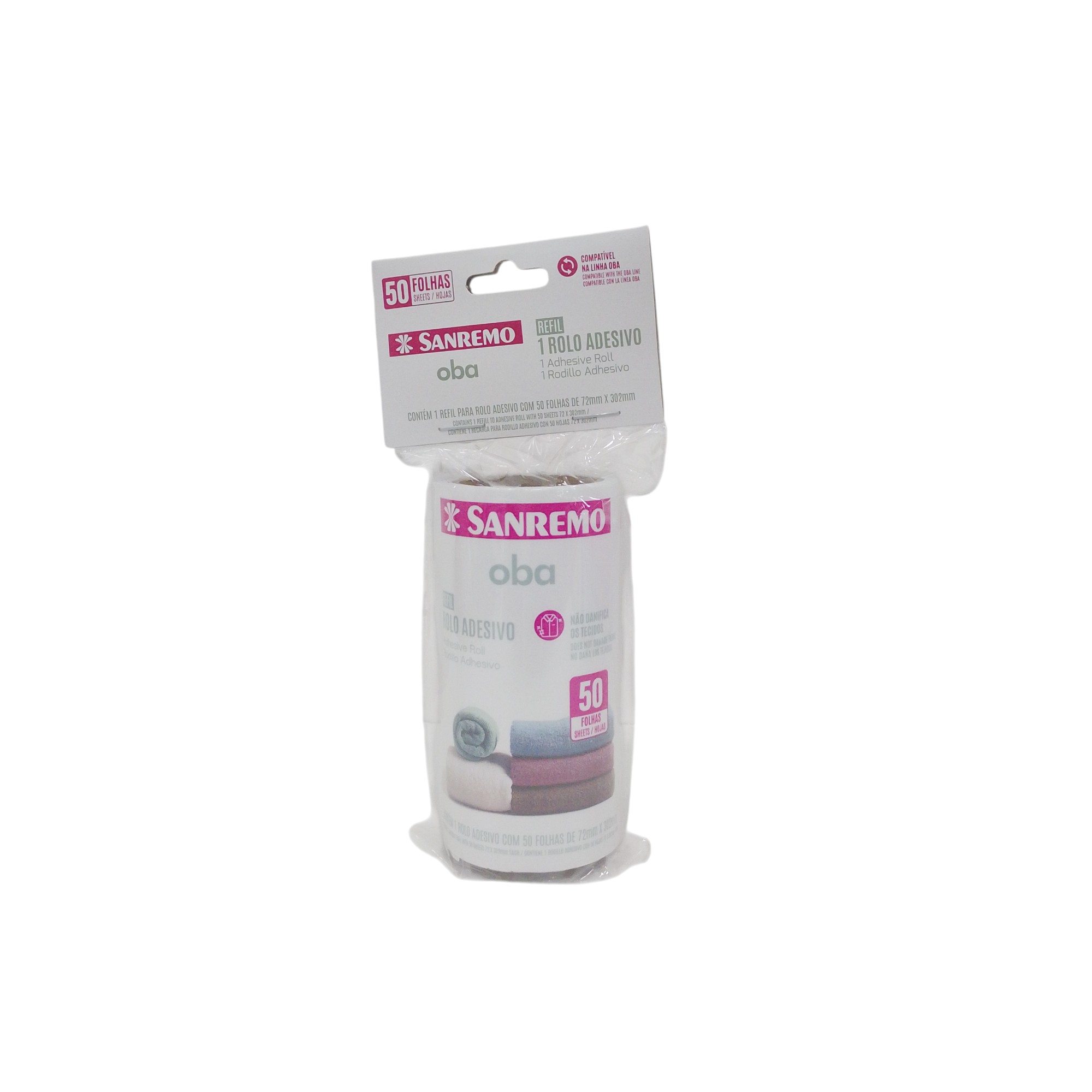 SANREMO ADHESIVE ROLLER REFILL 1 ROLL
