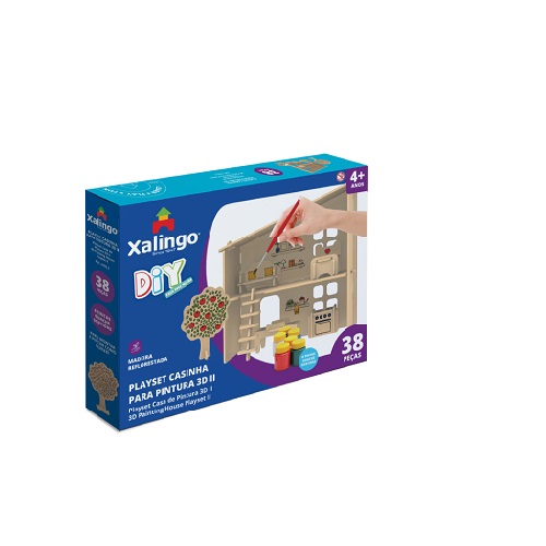 XALINGO 3D PAINTING HOUSE PLAYSET 6783.2.