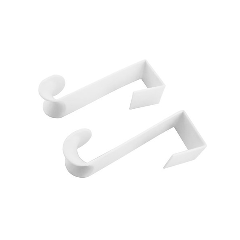 ORDENE DOOR HANGER 2PCS SHORT PLASTIC