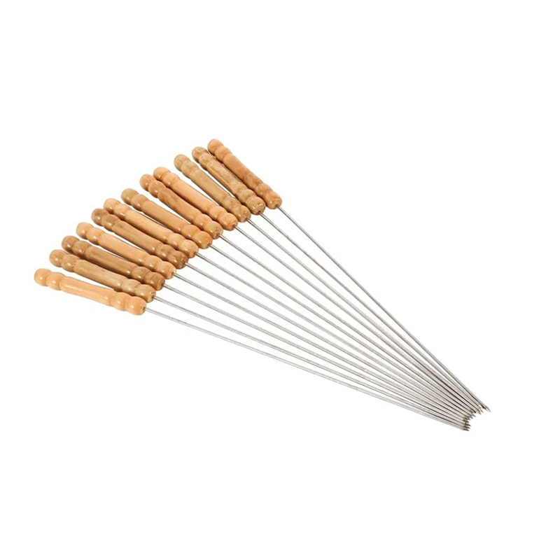 BARBAQUE STICKS STEEL 12PCS R4654