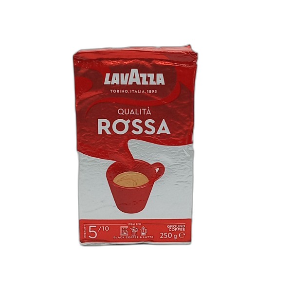 LAVAZZA GROUND COFFEE QUALITA ROSSA 250G