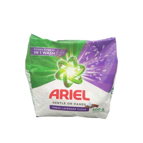 ARIEL DETERGENT POWDER HS LAV 500G