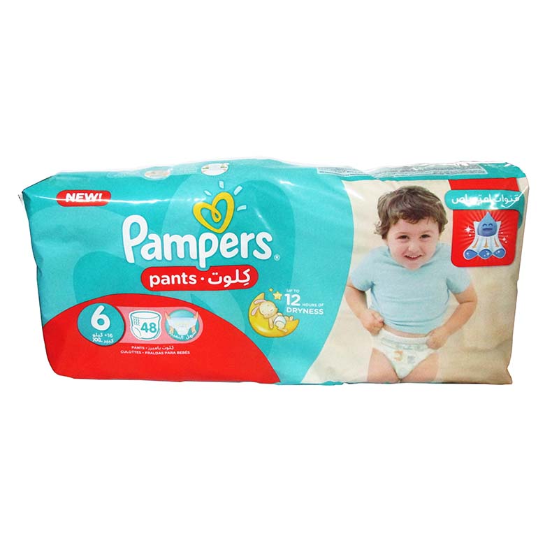 PANTS XLARGE S6 48S 16+KG PAMPERS