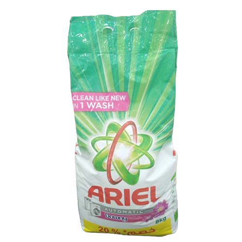 ARIEL WASHING POWDER W DOWNY 8KG