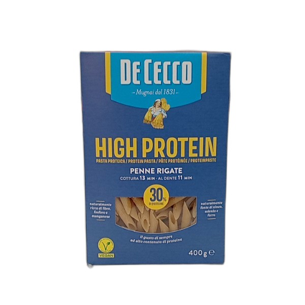 DE CECCO HIGH PROTEIN PENNE RIGATE 400G