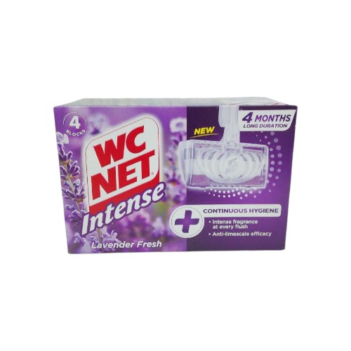 WC NET INTENSE LAVENDER FRESH BLOCKS 4PCS