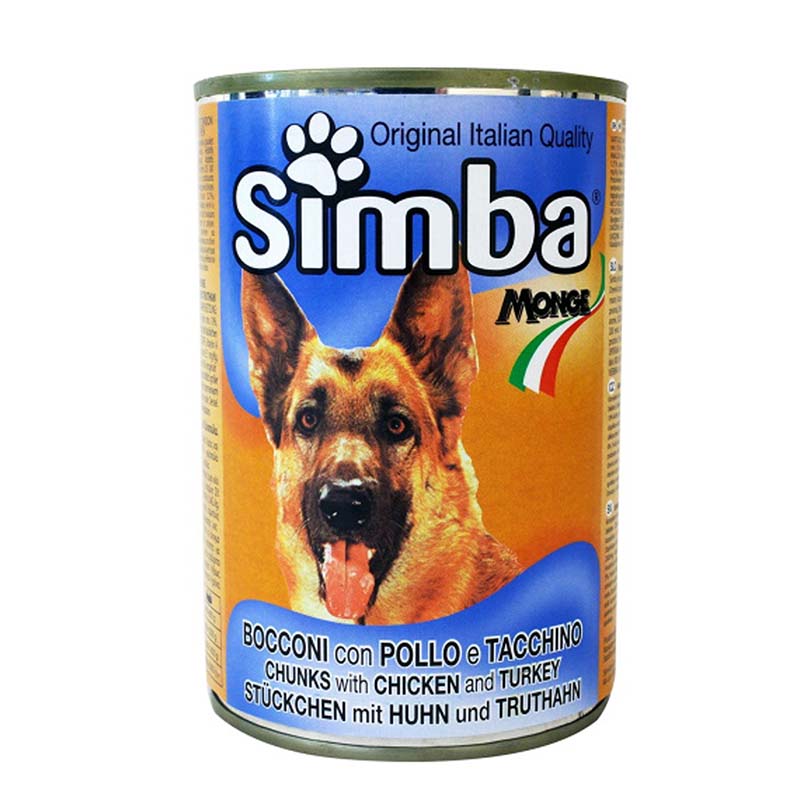 DOG FOOD CHICKENTURKEY 415g SIMBA