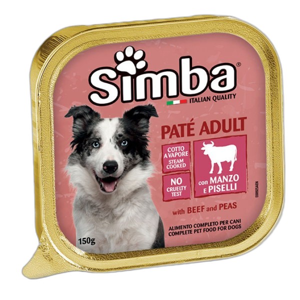 SIMBA DOG FOOD 300G BEEF  PEAS