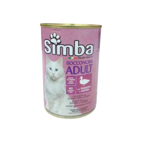 CAT FOOD FOWL AND DUCK 415G SIMBA