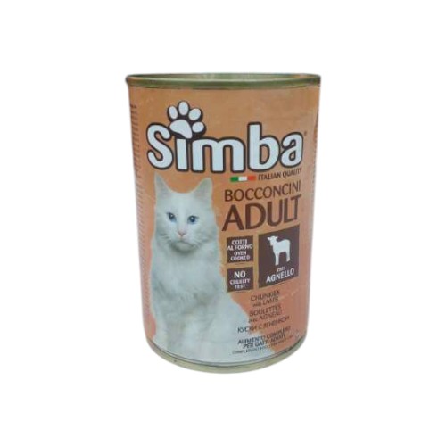CAT FOOD LAMB 415g SIMBA