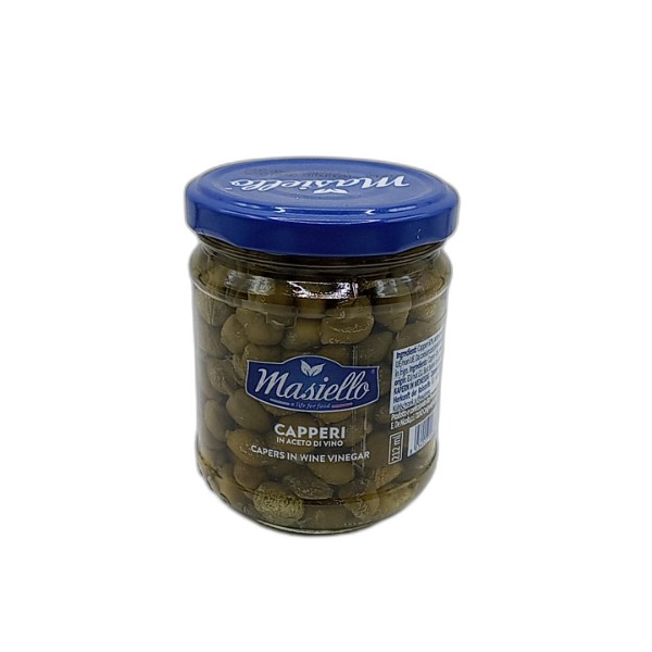 MASIELLO CAPERS IN VINEGAR 212ML