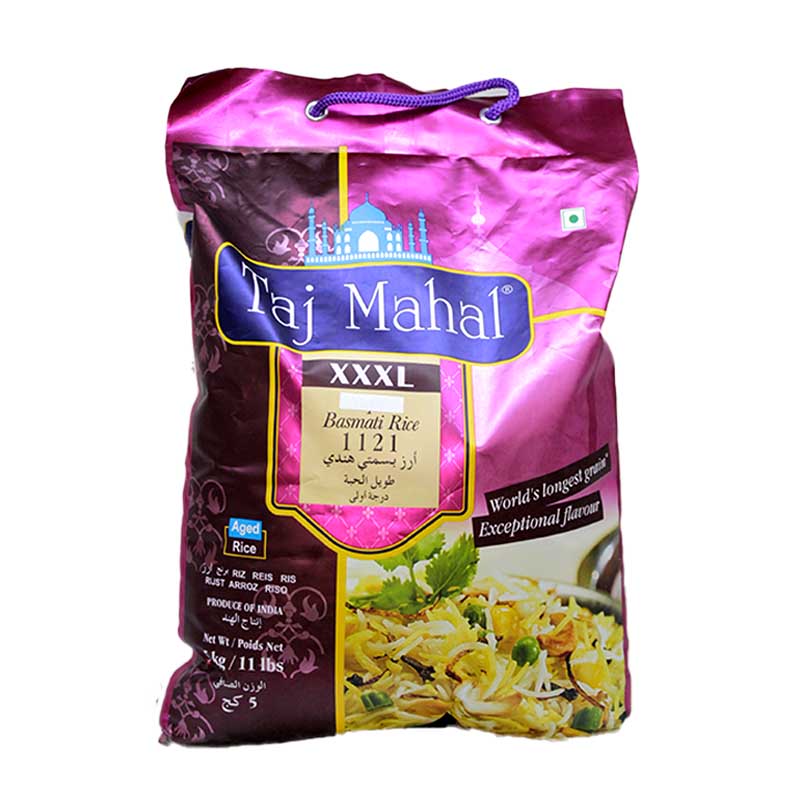 TAJ MAHAL XXXL BASMATI RICE 5KG