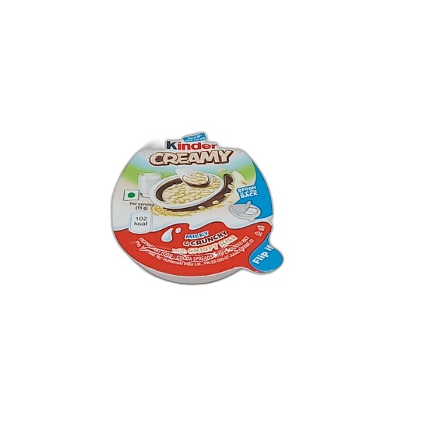 KINDER CREAMY MILKY-CRUNCHY 19G
