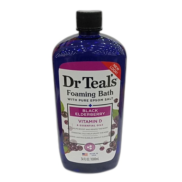DRT FOAMING BATH BLACK ELDERBER