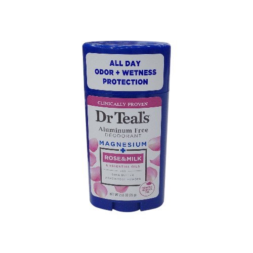 DR TEALS DEODORANT STICK 75G ROSE-MILK