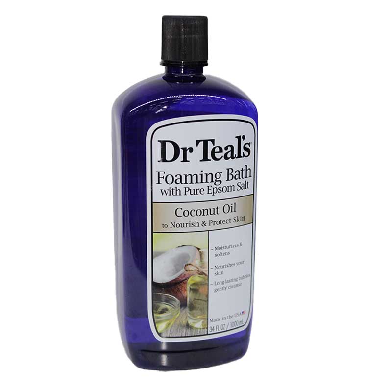 DR TEALS FOAMING BATH CNUT OIL