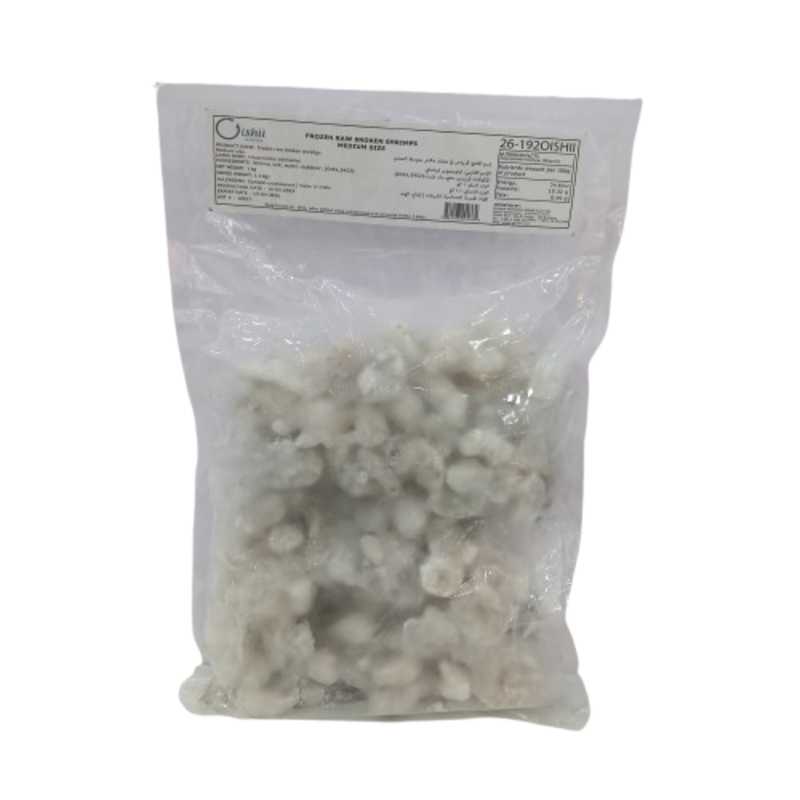 OISHII MARINE RAW BROKEN SHRIMP MEDIUM 1KG