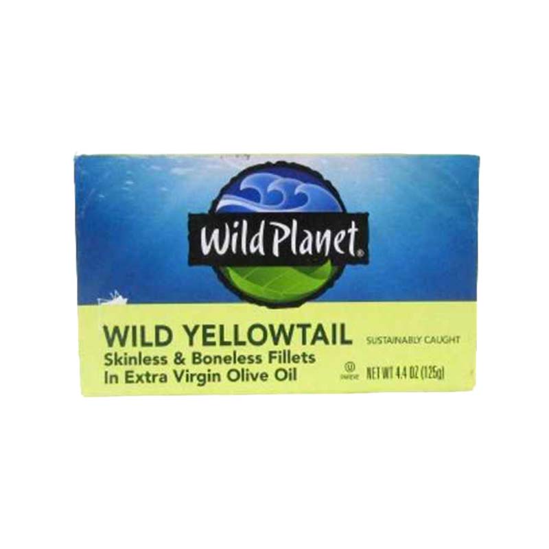 YELLOWTAIL FILLETS IN EVOO 125G WILD PLANET