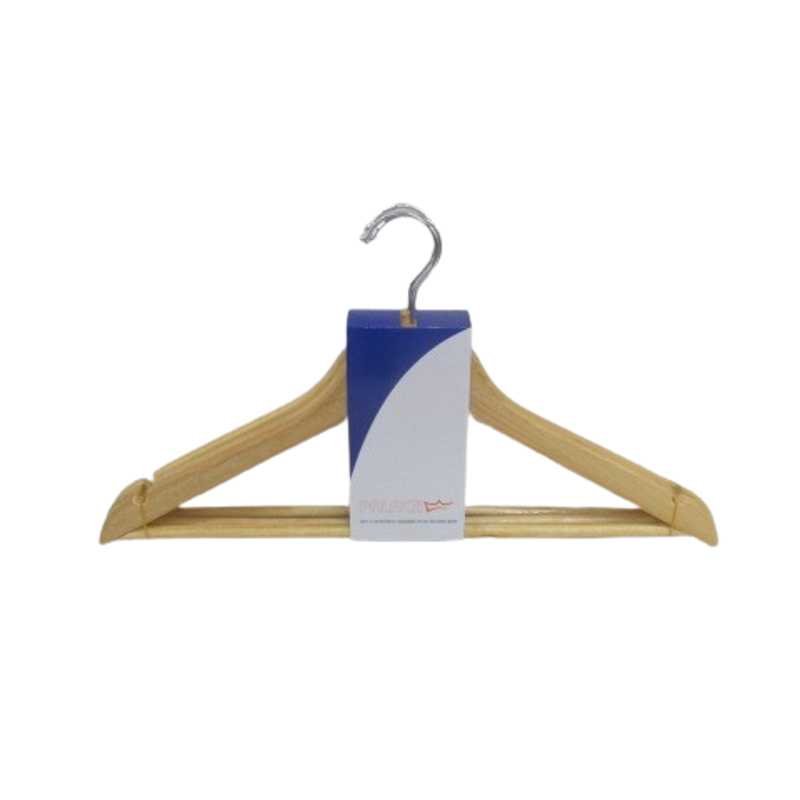 HANGERS WOODEN NATURAL 3PCS