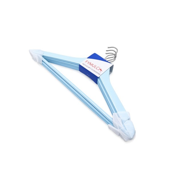HANGERS MAPLE WOOD BLUE 3PCS