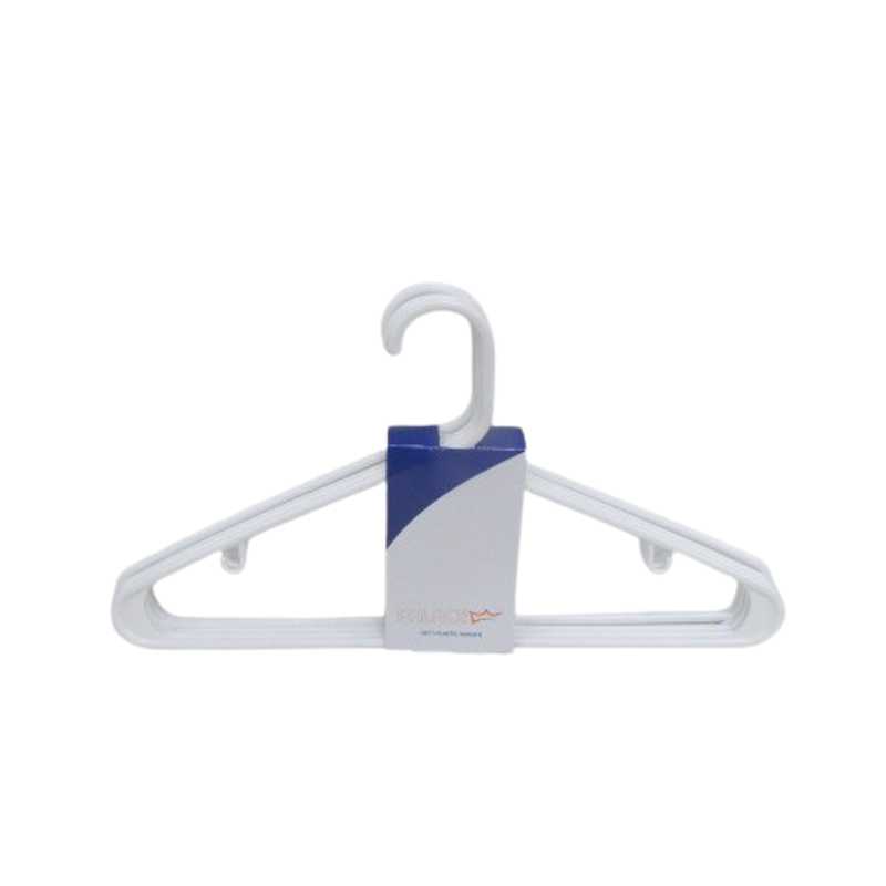 HANGERS PLASTIC WHITE 5PCS