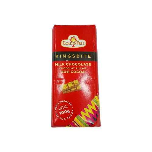 GOLDEN TREE KINGSBITE MILK CHOCOLATE 100G