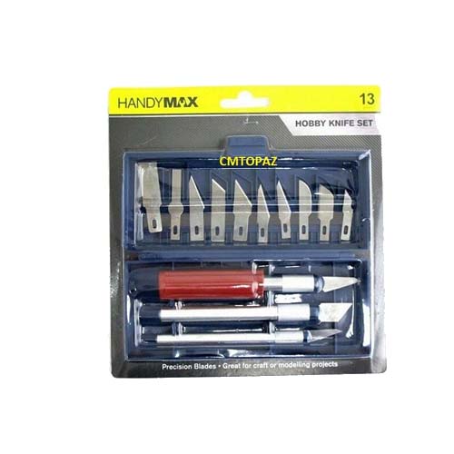 UBL HOBBY KNIFE SET 13 PIECE