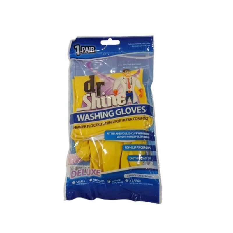 UBL DR. SHINE RUBBER GLOVES 1 PAIR 4 SIZES