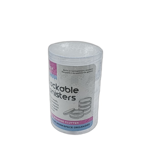 UBL STACKABLE CANISTERS 4 PACK