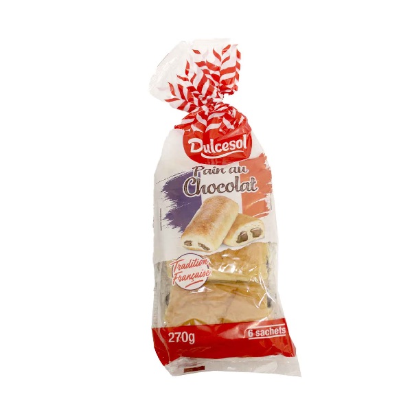 DULCESOL CHOCOLATE PUFF BREAD 270G