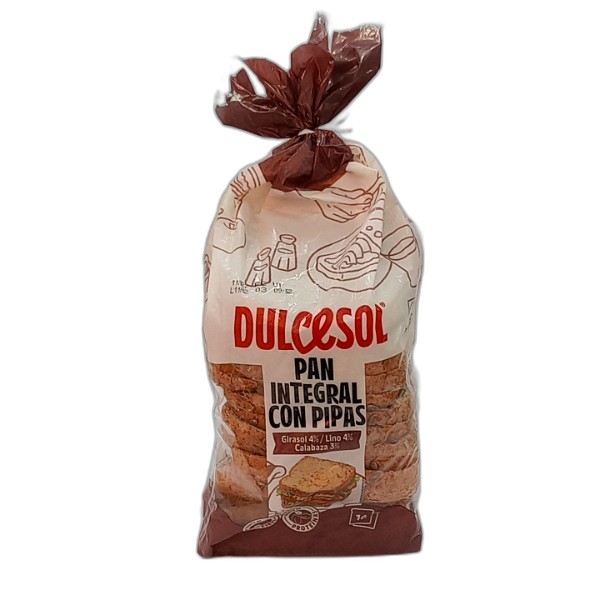 DULCESOL SEEDED SLICED BREAD 675G