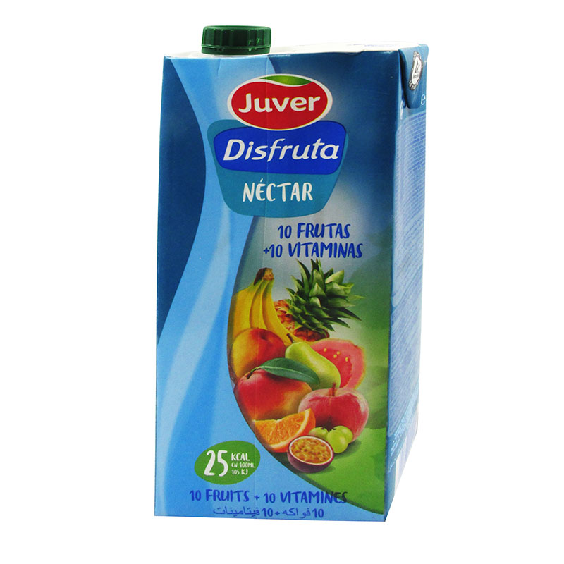 JUICE DISFRUTA 10 FRUITS 1L JUVER