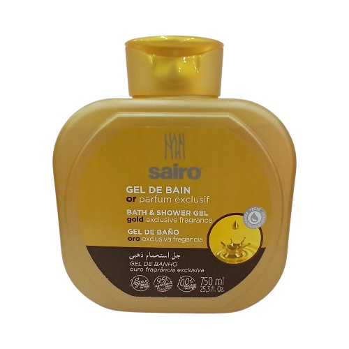SAIRO GOLD SHOWER GEL 750ML