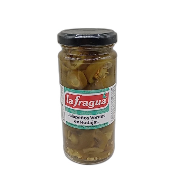 LA FRAGUA SLICED GREEN JALAPEÑO 240 G