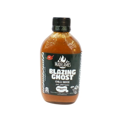 MAD FLAMES BLAZING GHOST CHILLI SAUCE 180G
