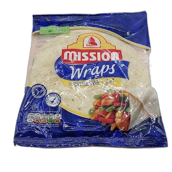 MISSION ORIGINAL WRAPS 20CM 8PCS