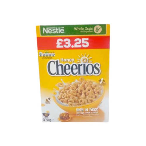 NESTLE HONEY CHEERIOS CEREAL 370G