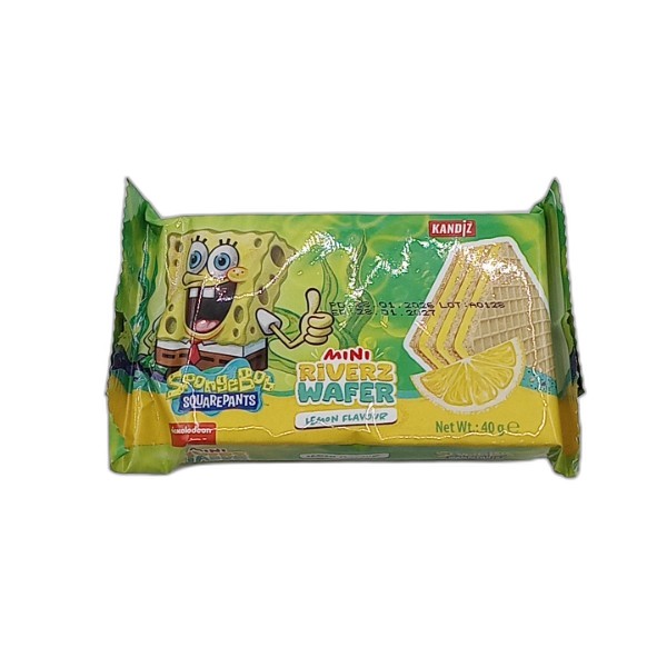 KANDIZ RIVERZ LEMON WAFER 40G