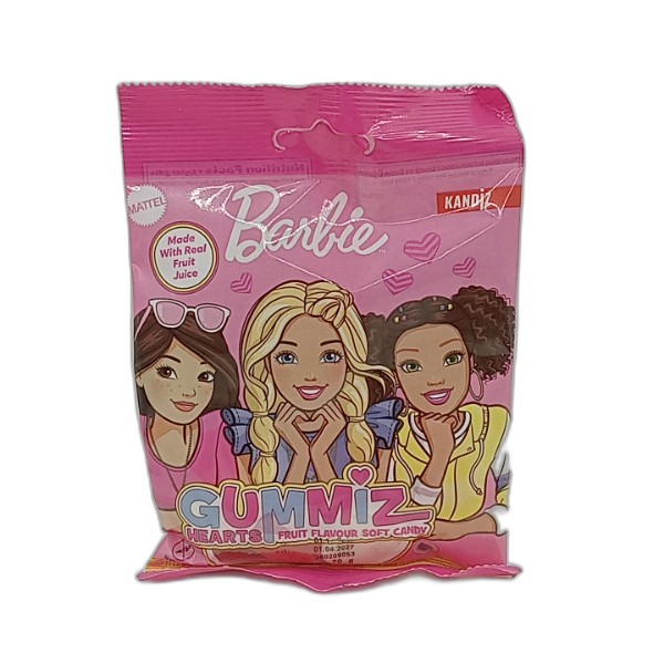 GUMMIZ HEARTS GUMMIES 70G BARBIE