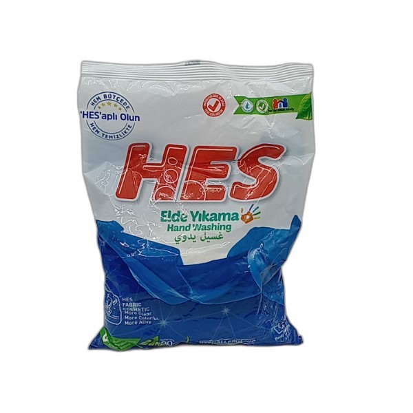 HES HAND WASHING POWDER 600G (BLUE)