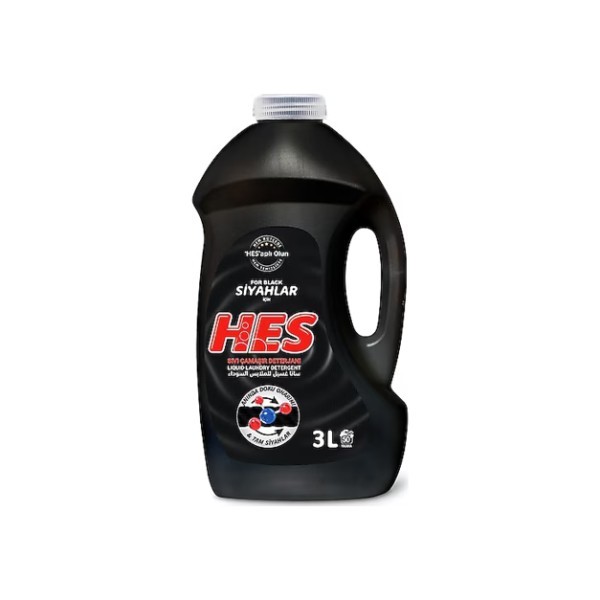 HES LIQUID LAUNDRY DETERGENT BLACKS 3 L
