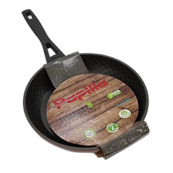 PAPILLA FRY PAN 24CM RED