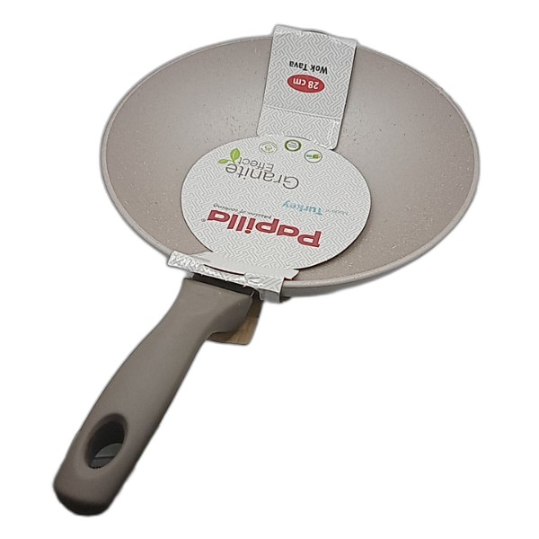 PAPILLA WOK PAN 28CM CREAM