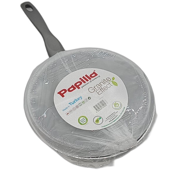 PAPILLA DEEP SAUTE FRY PAN W LID 24CM GREY