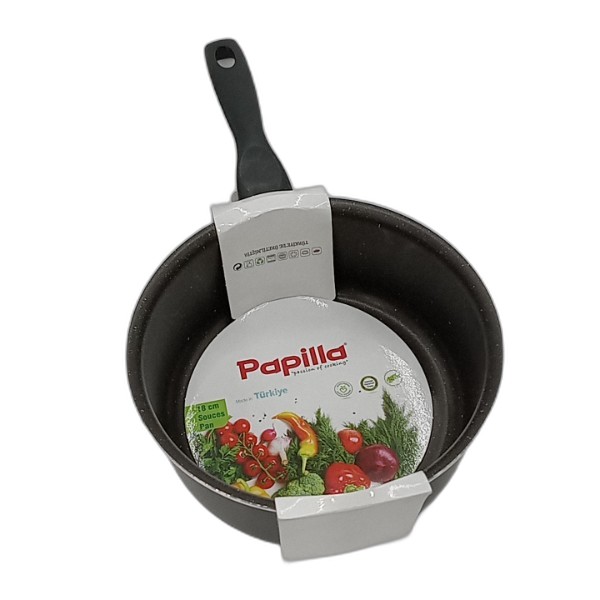 PAPILLA SAUCEPAN 18CM BLACK