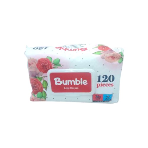 BUMBLE ROSE DREAM WET WIPES 120PCS
