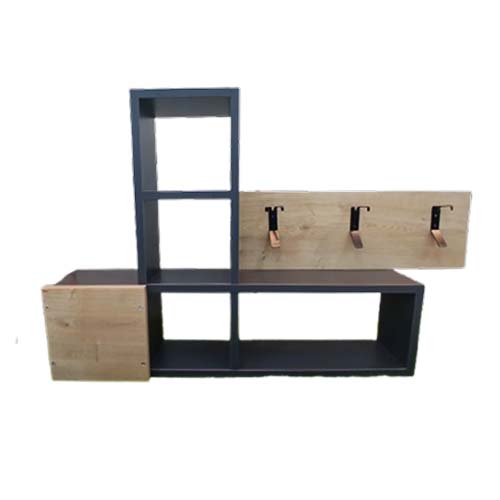 HOOK WALL MOUNTED OAK ANTHRACITE