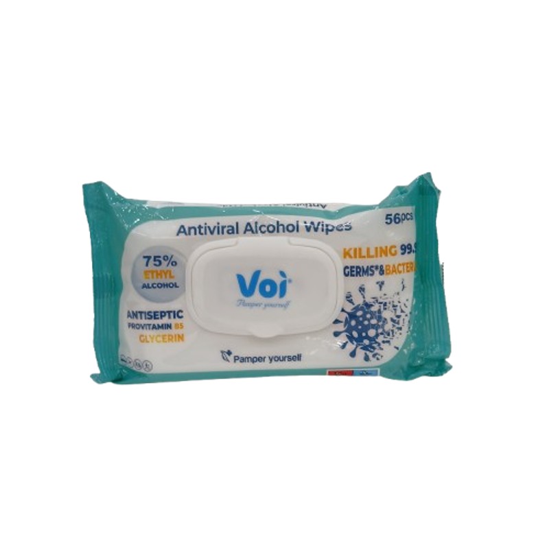 VOI ANTIBACTERIAL ALCOHOL WIPES